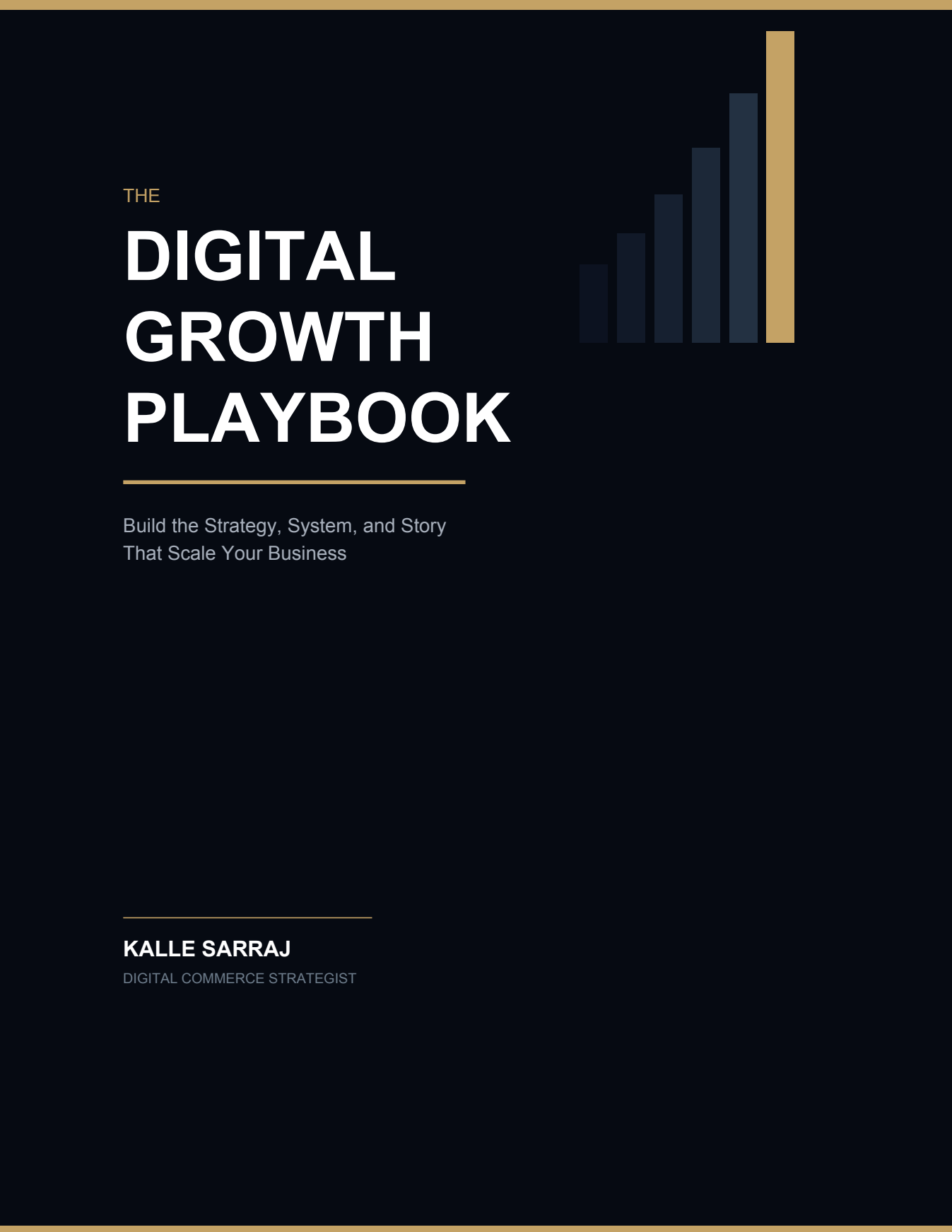 Cover of The Digital Growth Playbook by Kalle Sarraj